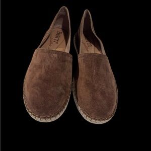 Born brown suede Espadrilles - like new ws17